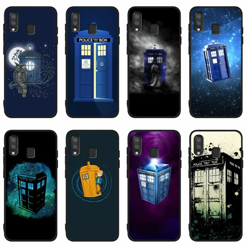 Мягкий силиконовый чехол Tardis Box Doctor Who для Samsung A10 A30 A40 A50 A70 M10 M20 A5 A7 A9 2016 2017