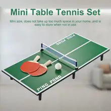 Мини-теннисный стол деревянный идеальный подарок для детей родитель и ребенок игры подходит для начинающих много удовольствия легко хранения