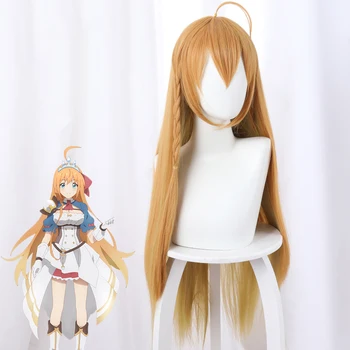 

Anime Wigs Princess Connect Re:dive Cosplay Wigs Pecorine Women Yellow Gradient Long Synthetic Hair Pecoriinu Costume Wig