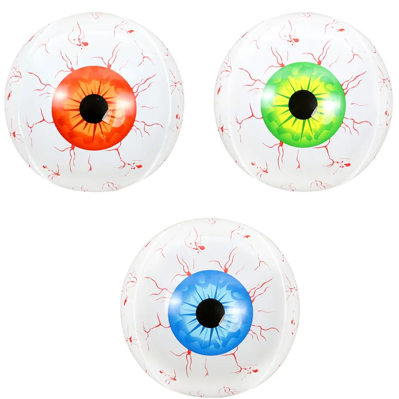 Creative 4D Three-Dimensional Ghost Eye Bead Balloon Halloween Holiday Party Decoration Aluminum | Дом и сад