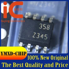 10 pçs/lote novo original lm358dt lm358adt impressão de tela seda 358 358a remendo sop8 chip amplificador operacional em estoque