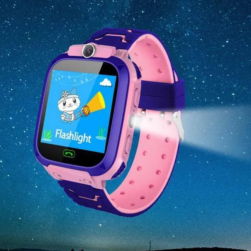 

High Quality Smart Watch GPS GSM Locator TouchScreen Tracking SOS Waterproof Bracelet for Kids
