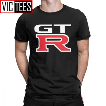 

Men GTR JDM R32 R33 R34 Car Customized With Own Logo T Shirt Pure Cotton Vintage Crew Neck Wholesale Tshirt