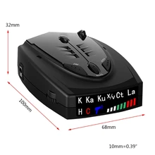12V Auto Car Anti Ra dar Detector Voice Alert Vehicle Antiradar Alarm Warning