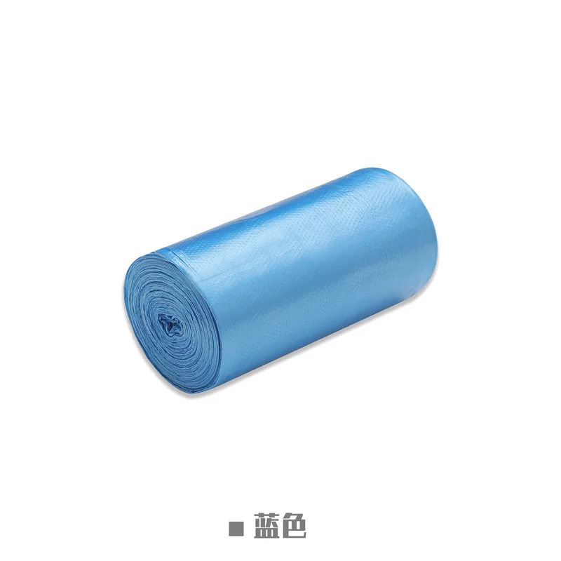 33g Blue Отельные одноразовые пакеты для мусора, чистый черный высококачественный мешок для мусора 15 шт/рулон 33 г - Цвет: 33g Blue