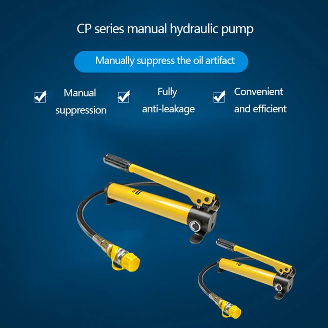 CP-180 Hydraulic Hand Pump Manual Hydraulic Pump with Hose New