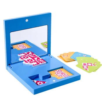 

Montessori wood children's mirror imaging puzzle educational toys space cognitive logic tabletop games intellectual sensory toys