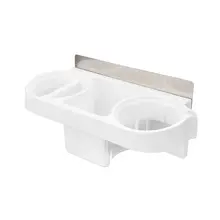 Практичный фен для ванной комнаты, для хранения волос, ванная комната, кухня, Волшебные бесшовные Стикеры, самоклеющиеся двойные карты, фен для волос, косметика