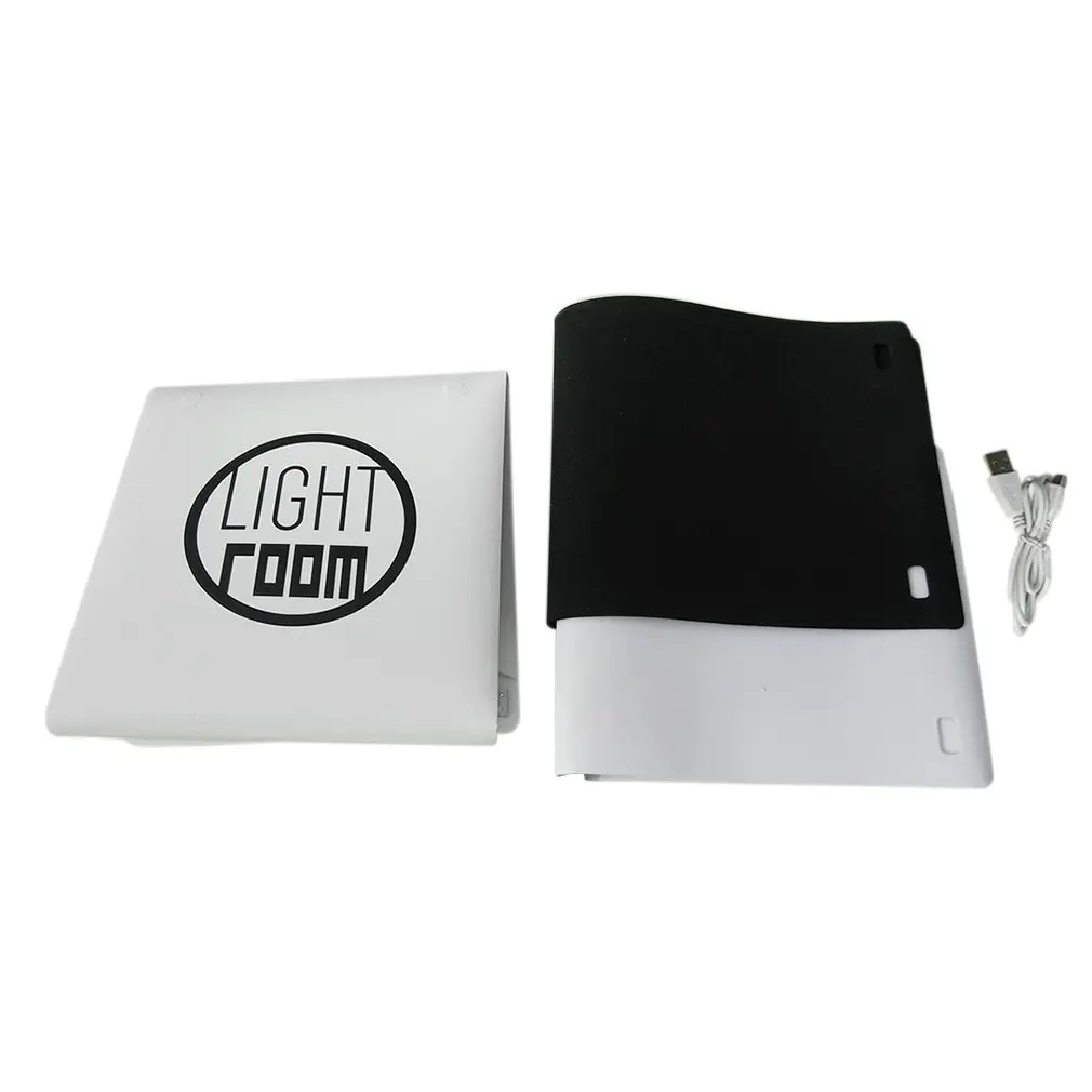 22.6cm x 23cm x 24cm Portable Mini Photo Studio Box Photography Backdrop built-in Light Photo Box Wholesale Drop Shipping