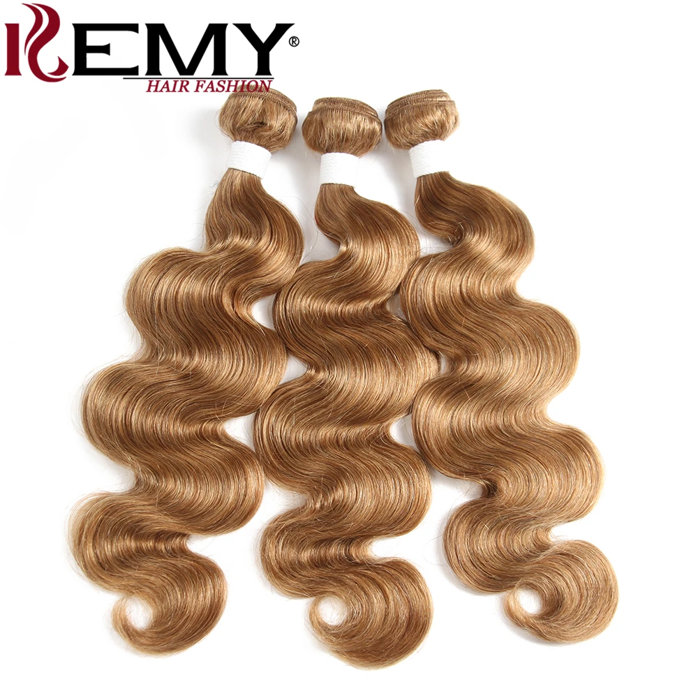 Blond Brown Red Color Human Hair Bundles 1PC Brazilian Body Wave Human Hair Extension 8-26 Inch Non-Remy Hair Weave Bundles KEMY Blond Brown Red Color Human Hair Bundles 1PC Brazilian Body Wave Human Hair Extension 8-26 Inch Non-Remy Hair Weave Bundles KEMY