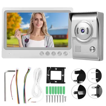 

9in Wifi Video Intercom Doorbell IP65 Waterproof Night Vision Photo Shooting Recording Entry System 100-240V