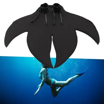 

Training Flippers Child Hand Web Swimming Tool Snorkeling Webbed Feet Swim One-Piece Pedal Lightweight Plastic Diving Fins