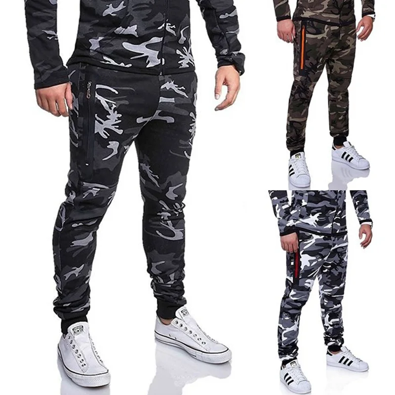 

ZOGAA 2018 New arrival Mens long Pants Military Style camouflage cargo Male Camo Jogger Casual Plus Size Cotton Sport Trousers