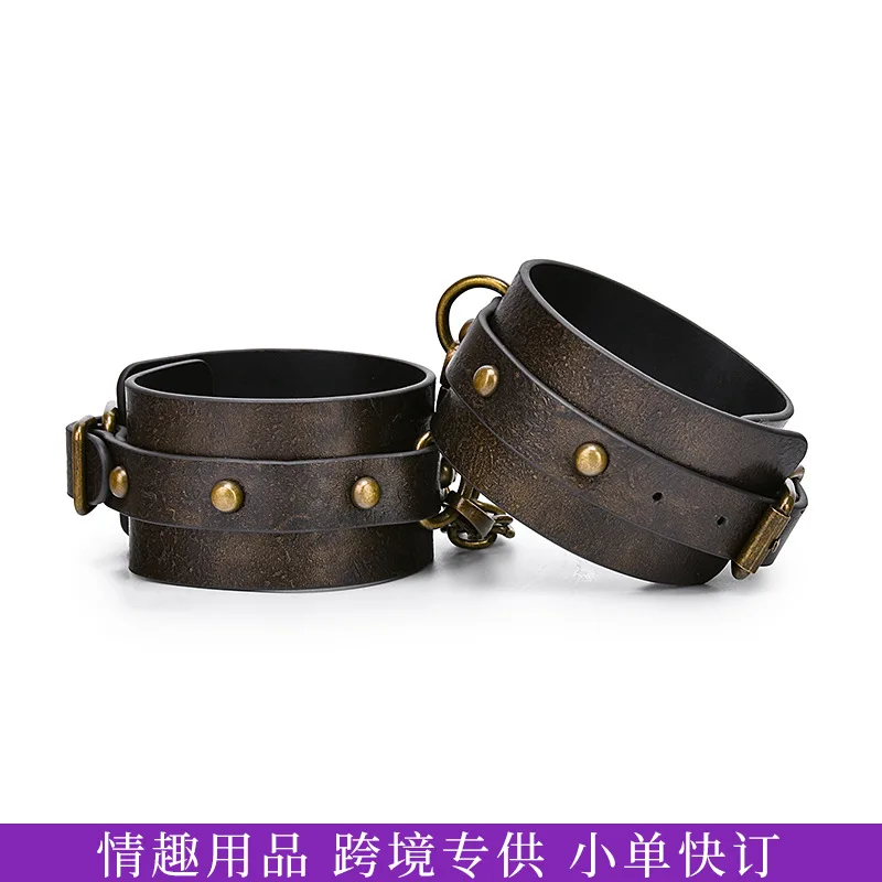 

Factory Direct Custom Adult Supplies Bound Cuff Foot Couples Flirting Alternative Toys Fun Retro Leather Anklet