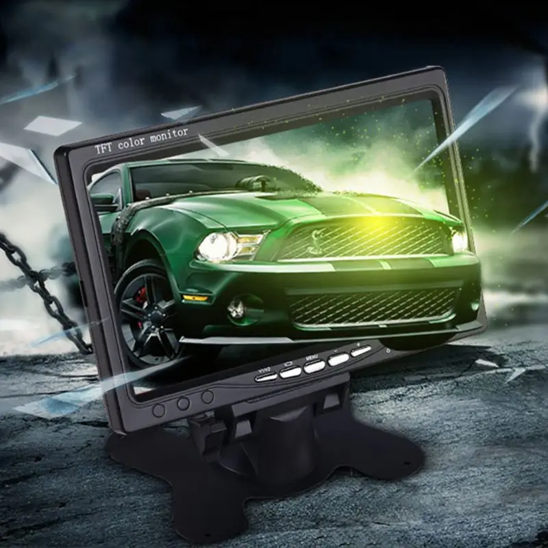 " TFT lcd цветной HD зеркальный монитор для автомобиля заднего вида резервная камера DVD общий Грузовик Автобус Реверсивный дисплей