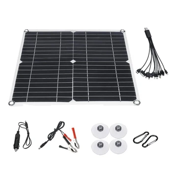 

25W Solar Panel 12V Trickle Charge Battery Charger Maintainer Marine RV Car T-IT