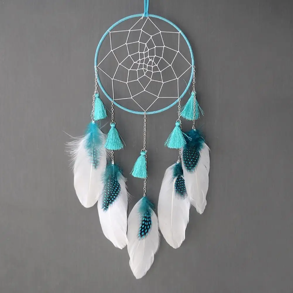 Forest Story Dream Catcher Feather Pendant Innovative Handmade Chain Tassel Dream Catcher Wall Decoration