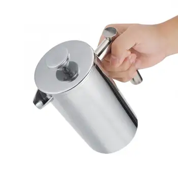 

Mocha Coffee Pot Cafeteira Expresso Household Double-Layer 304 Stainless Steel Hand Coffee Pressure Pot Coffee Maker Moka Pot