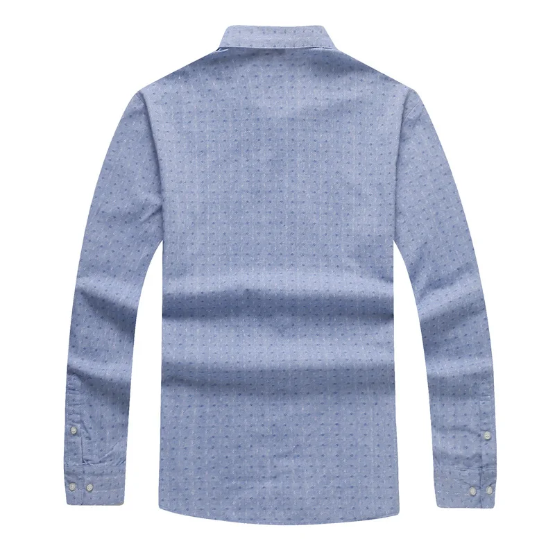 Мужские рубашки больших размеров 8XL 7XL 6XL 5XL, весенние и осенние мужские рубашки на пуговицах с длинным рукавом, мужские деловые рубашки из хлопка