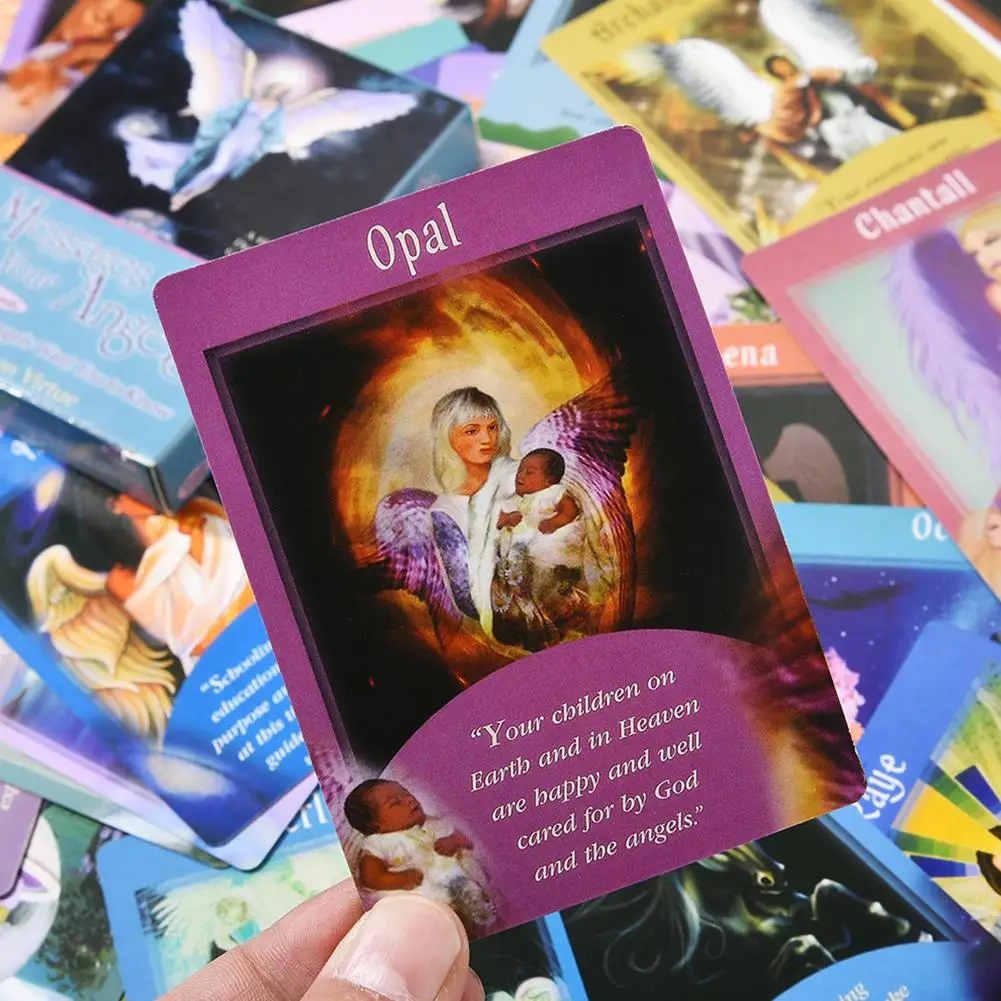 MKEB 44 Cards Tarot Cards Deck Tarot Card Messages from Oracle Card Casual Card Game 1