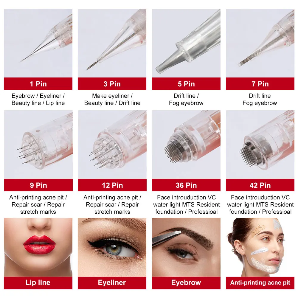Professional Microneedle Cartridges For Dermapen And Mesotherapy_voghion.com