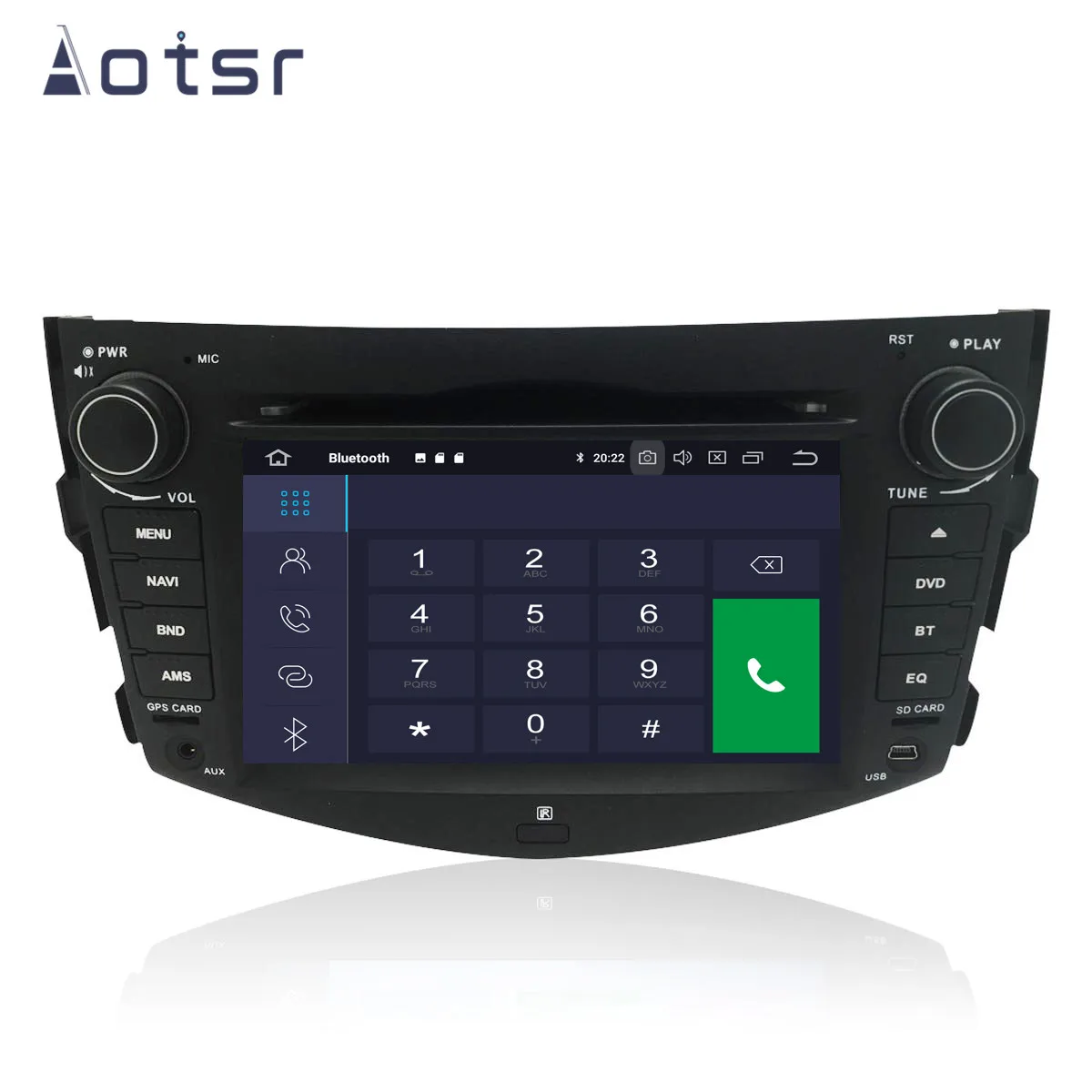 Discount DSP Android 9.1 GPS Navigation Car DVD Player For Toyota RVA4 4 2006-2012 Auto Stereo Radio Multimedia Player Head Unit Recorder 3