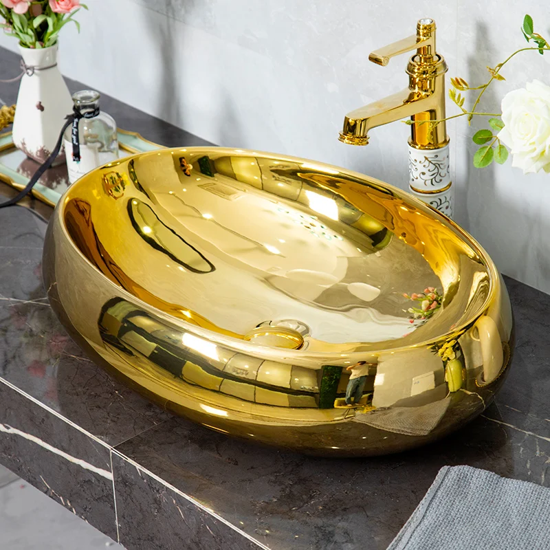 gold oval sink (4)