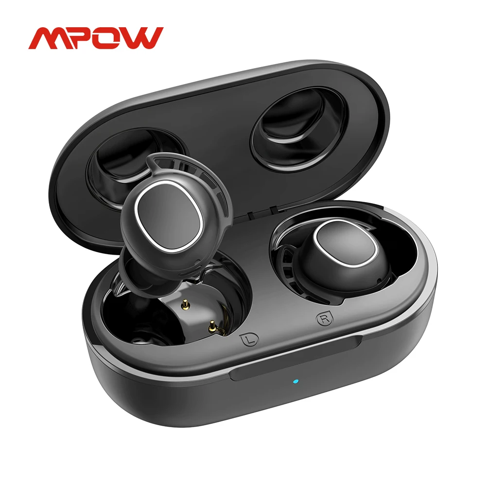 Mpow M30/M30 Plus True Wireless Earbuds Bluetooth Headphones with Deep Bass Sound IPX8 Waterproof for Running Sport Earphones
