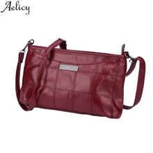 Aelicy, женская сумка, кожаная, в клетку, сумка-мессенджер, на плечо, маленькая квадратная посылка, сумка-мессенджер, через плечо, сумки, Bolsa Feminina