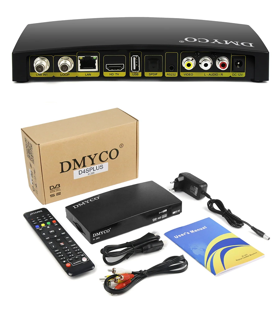 DVB-S2 цифровой спутниковый ресивер D4S Plus 1080P LNB ТВ Декодер для тюнера же OPENBOX V8S веб ТВ Biss ключ слот спутниковый рецептор