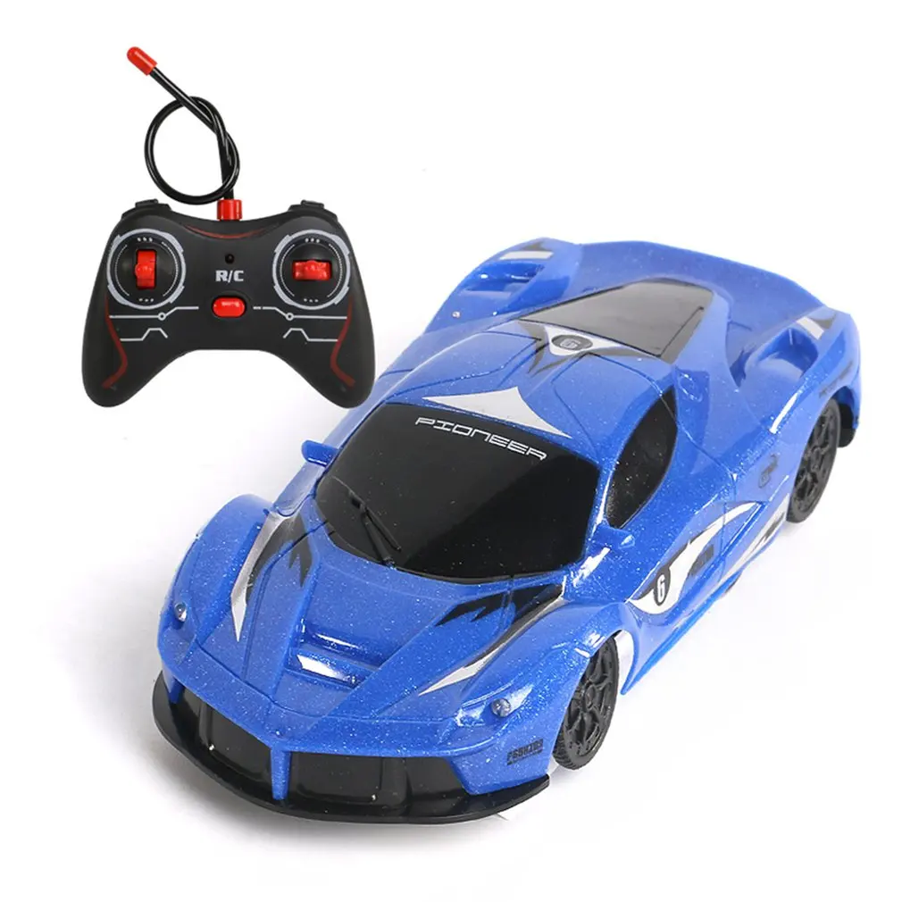 Розовый 4CH дистанционного Управление RC автомобиль стена для скалолазания спортивный гоночный автомобиль Перезаряжаемые трюк игрушки гром, клевые автомобильные подушки - Цвет: Розовый