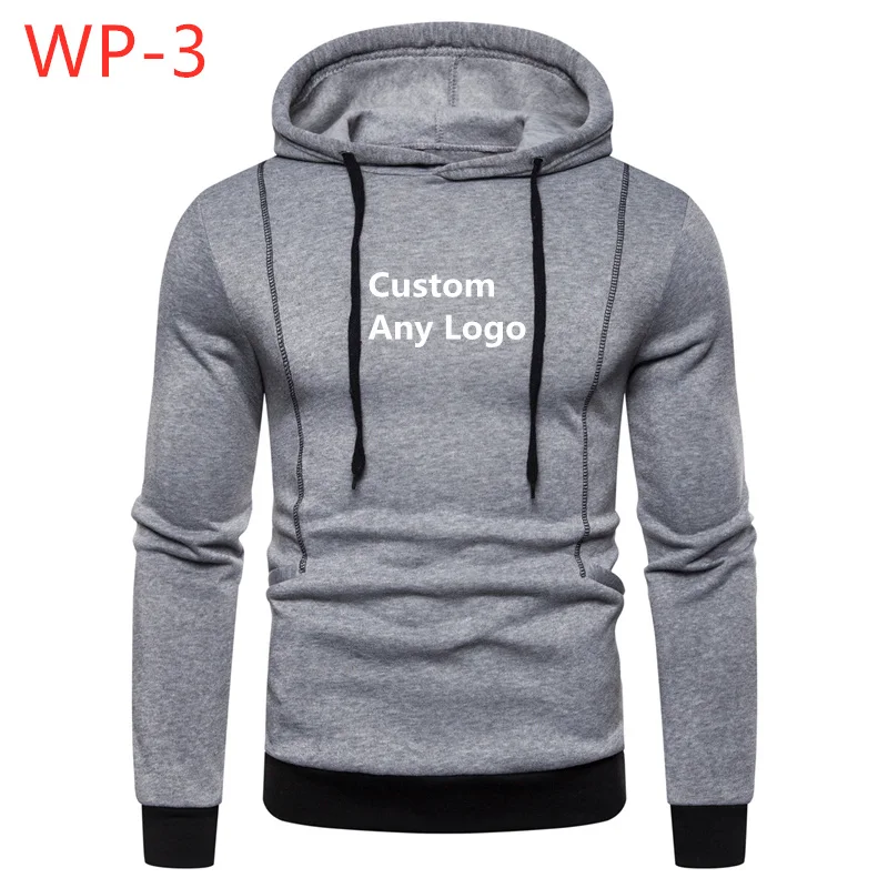 WP-3, мужская толстовка с капюшоном, пуловер с мультяшным логотипом для колледжа, Мужская зимняя популярная спортивная одежда унисекс, толстовка, мужские топы, теплый спортивный костюм