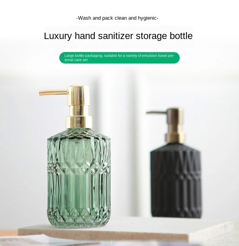 Garrafa de shampoo estilo europeu spray de