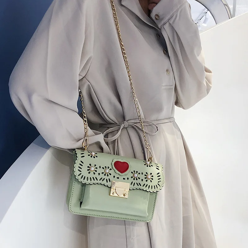 

Women Handbag Shoulder-Crossbody-Bag Snake-Pattern Brand Designer Chain Messenger-Bag