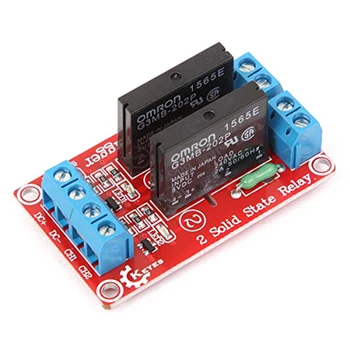 

1 pcs Two way Solid State Relay Module For Arduino