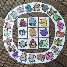 30 Pieces /Set Japanese Anime Collection Pikachu Cute Elfin Childrens Cartoon Waterproof Long-lasting Temporary Tattoo Stickers
