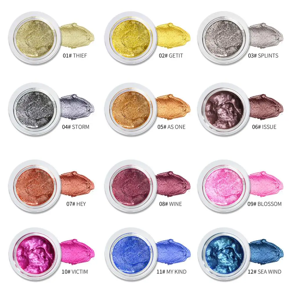 

Qibest Eyeshadow Primer Makeup Eye Base Cream Liquid Eye Shadow Primer Make Up Oil Control Brighten Long Lasting Cosmetic Cream