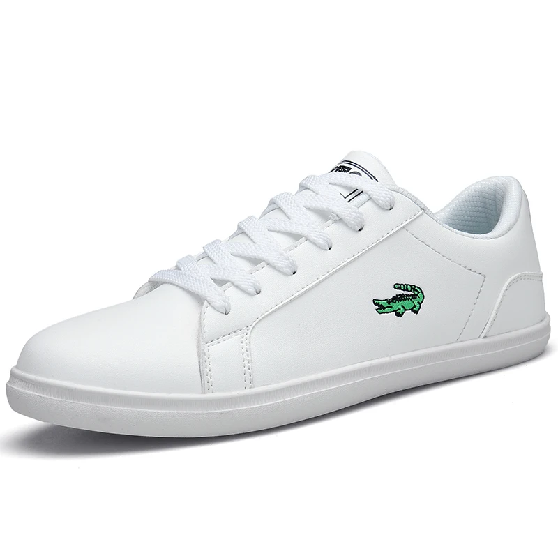 Мужская обувь повседневная Летняя новая мужская с низким верхом кожаная