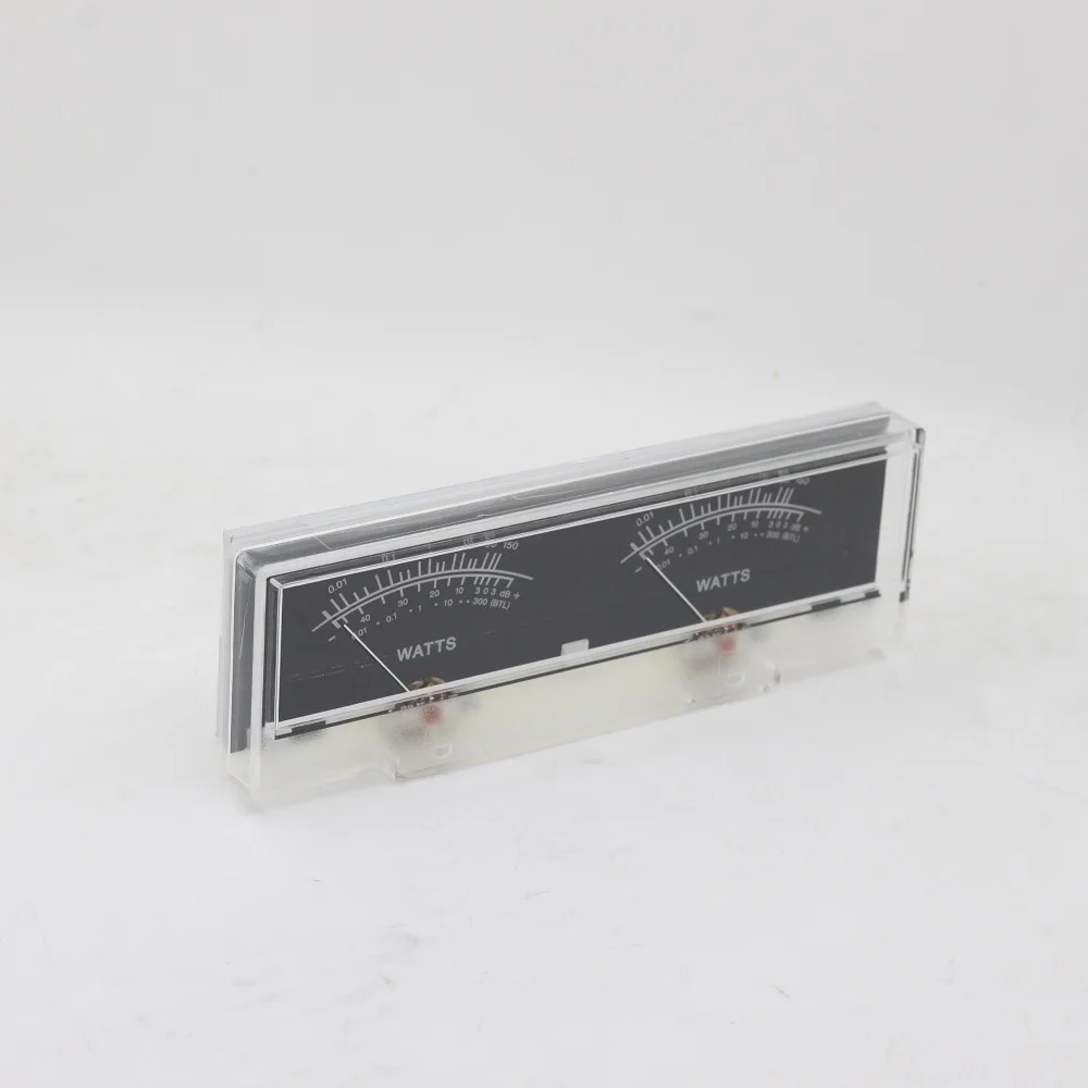 P-78WTC  VU Meter DB Level Header Audio Preamp Power Amplifier Chassis White LED Backlight