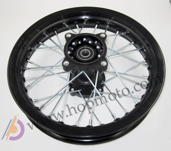 Black Rims 1.85x12"inch For Dirt Bike Pit Bike CRF Kayo BSE Apollo Rear Wheels Spare Parts Aluminum 6000 Alloy