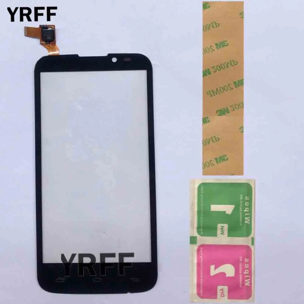 Black Сенсорный экран для телефона Prestigio MultiPhone PAP5517 PAP 5517 сенсорный экран дигитайзер панель в сборе клейкие салфетки - Цвет: Black