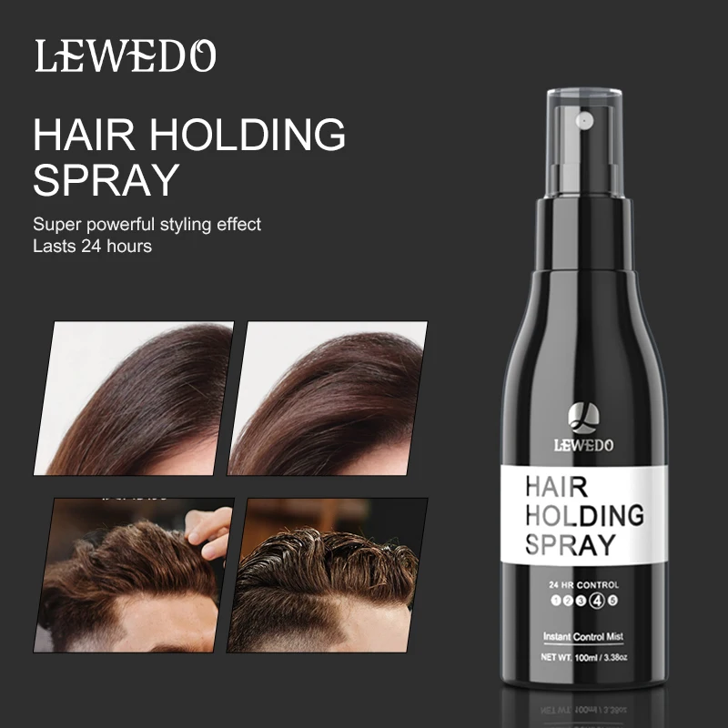 Lewedo Unisex 100ml Strong Hold Hair Styling Spray New Style Hair Fixing Spray Mist For Salon Beauty Hair Styling