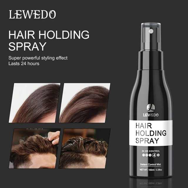 Lewedo Unisex 100ml Strong Hold Hair Styling Spray New Style Hair Fixing Spray Mist For Salon Beauty Hair Styling