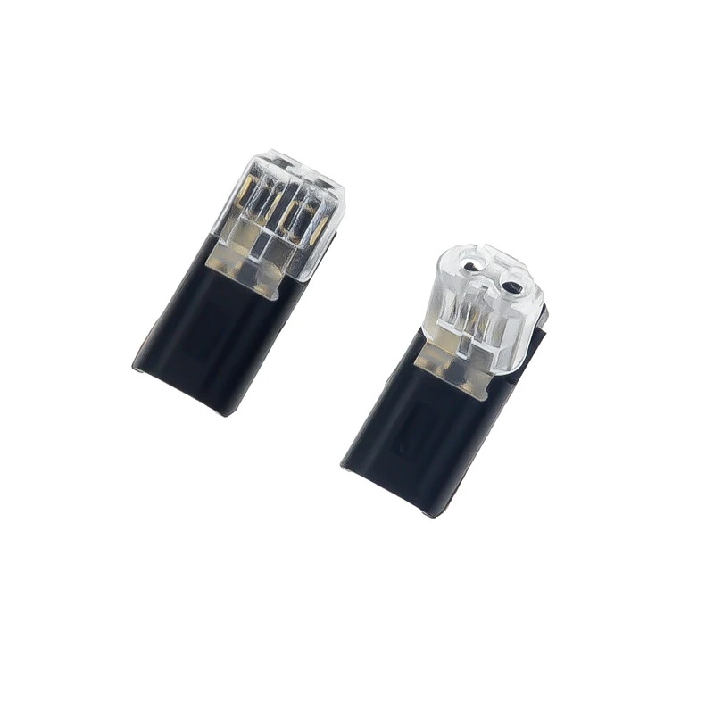 

10PCS 2Pin Pluggable Spring Scotch Lock Wire Connector for 22-20AWG Wire Quick Splice Connector Cable Crimp Terminal Blocks