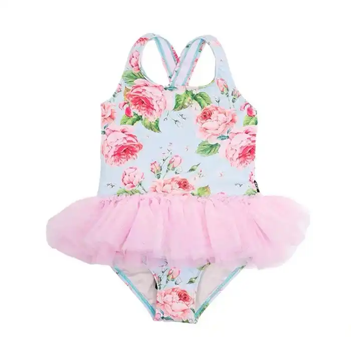Spanish Baby Ice Cream Swimwear Little Girls Beach Suit Lovely Girls
