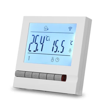 Professional Intelligent LCD Programmable Inddor Floor Heating Room Thermostat for Floor Room Temperature Controller Device