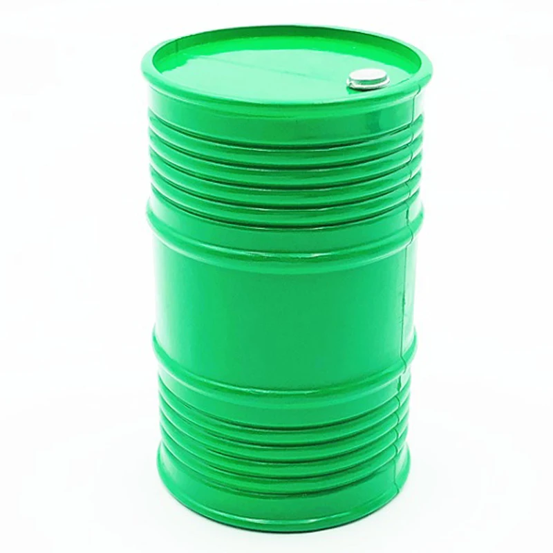 

1:10 Rc Crawler Accessories Oil Drum Fuel Tank Container For Axial Scx10 6.12(Green)