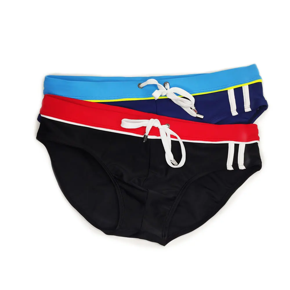 Brand Swim suit Wear Briefs Swimming Push-Up Low Waist Comfortable Underwear Casual Breathable Panties Male Surfing trunks men swim trunks mens swimsuit
