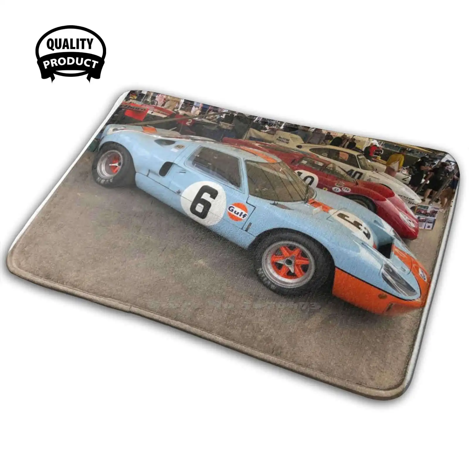 Мягкий домашний Противоскользящий ковер голф Форд Gt40 No6 голф-л-Ман № 6 победитель