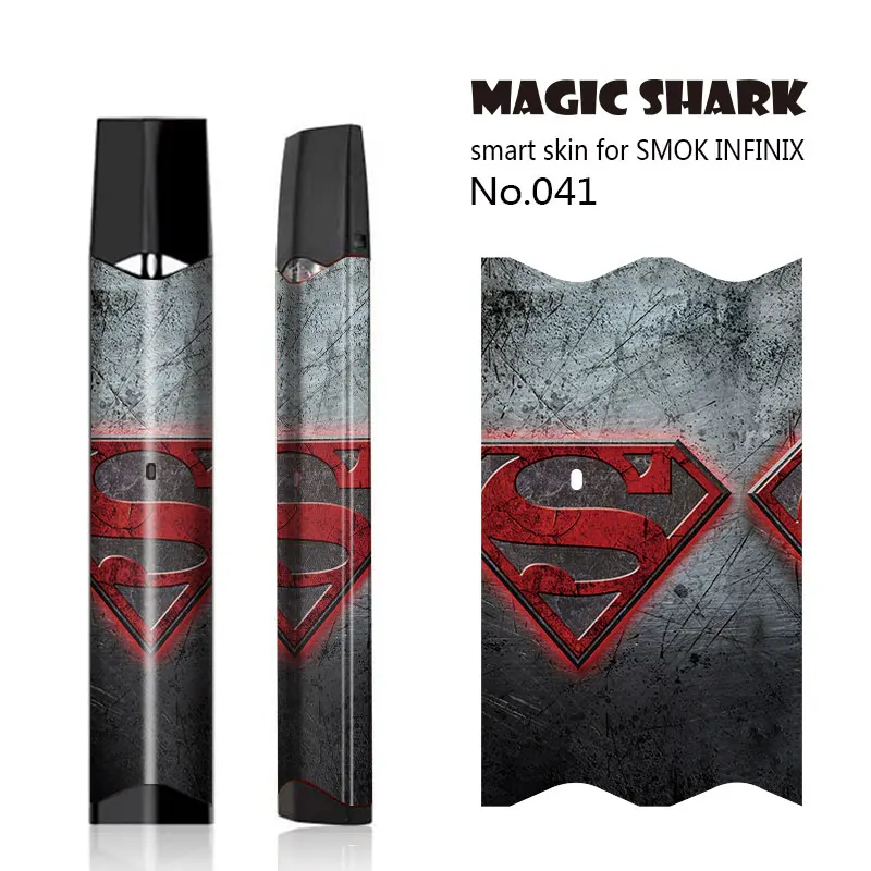 Волшебная Акула Marvel DC Супермен Бэтмен наклейка Thor Пленка чехол для Smok